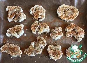 Цветная капуста, запечённая под моцареллой Цветная капуста, запечённая под моцареллой