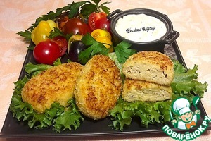 Котлеты из трех видов рыб с салом Котлеты из трех видов рыб с салом