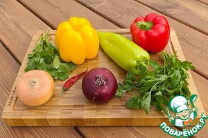 Мясной торт с начинкой для пикника