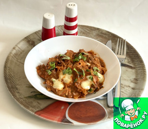 Быстрая сковорода "А-ля лазанья" Быстрая сковорода "А-ля лазанья"