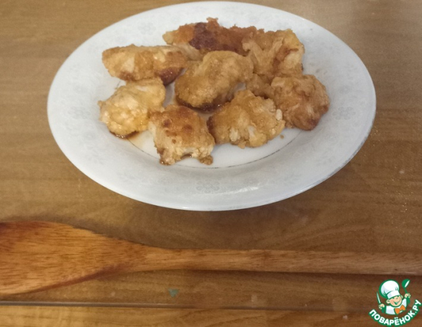 Хрустящая цветная капуста в сладком соусе Хрустящая цветная капуста в сладком соусе