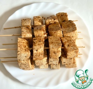 "Шашлычки" из тофу