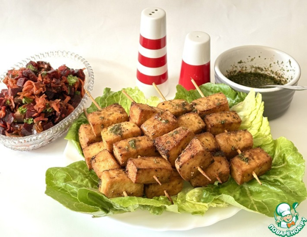 "Шашлычки" из тофу