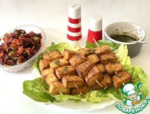 "Шашлычки" из тофу