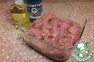 Шашлык на нитке в тандыре