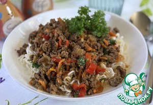 Соус "Болоньезе" по-азиатски