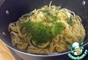 Спагетти в "масле" из цуккини Спагетти в "масле" из цуккини