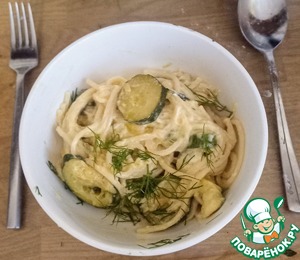 Спагетти в "масле" из цуккини Спагетти в "масле" из цуккини