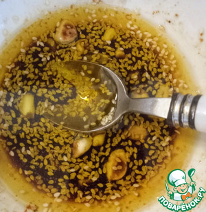 Баклажаны в соевом соусе и кунжуте