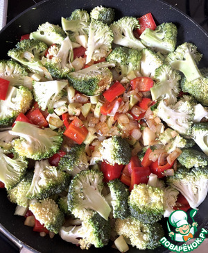 Куриная грудка с брокколи и перцем Куриная грудка с брокколи и перцем