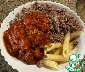 Неаполитанский акцент в макаронах по-морскому Неаполитанский акцент в макаронах по-морскому