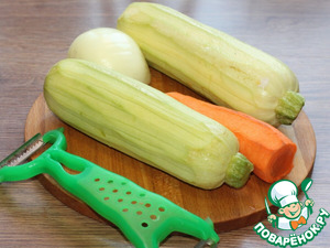 Запеканка с картофелем, кабачками, мясным фаршем