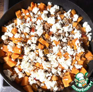 Батат с фаршем и фетой Батат с фаршем и фетой