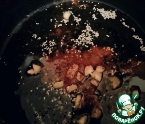 Лапша с грибами в мисо соусе Лапша с грибами в мисо соусе