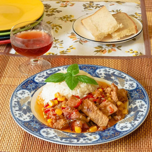 Мясное рагу с кукурузой Мясное рагу с кукурузой