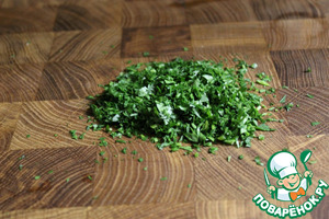 Паста с сыром страчателла и запечёнными овощами