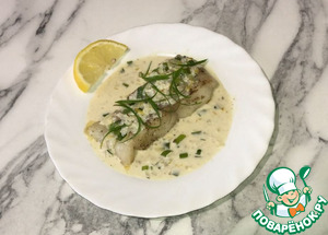 Рыба в сливочном соусе с цедрой
