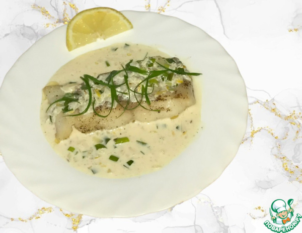 Рыба в сливочном соусе с цедрой