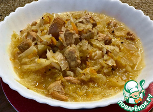 Солянка с курицей. Без масла, но на курином бульоне