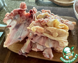 Солянка с курицей. Без масла, но на курином бульоне