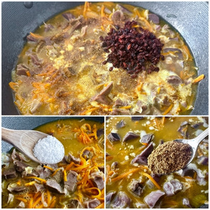 Индюшачьи желудки с булгуром Индюшачьи желудки с булгуром