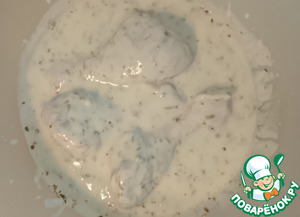 Курица с имбирём, орегано и медом